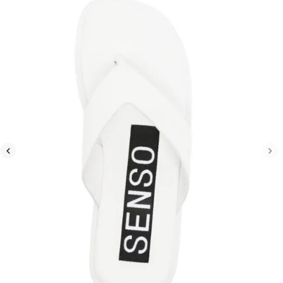 SENSO Parker Ll Chunky Flip Flops in White size 40 - Picture 2 of 4